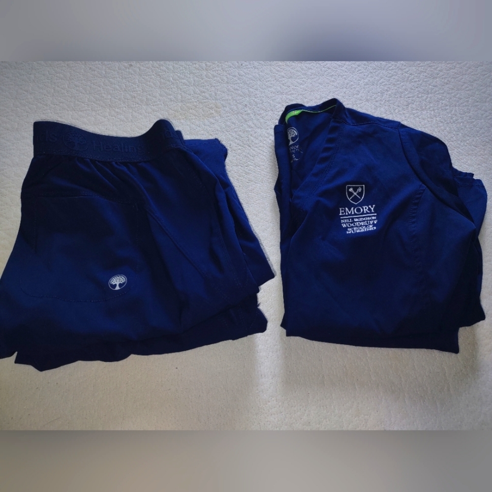 2 New Navy Emory University SON Scrubs
